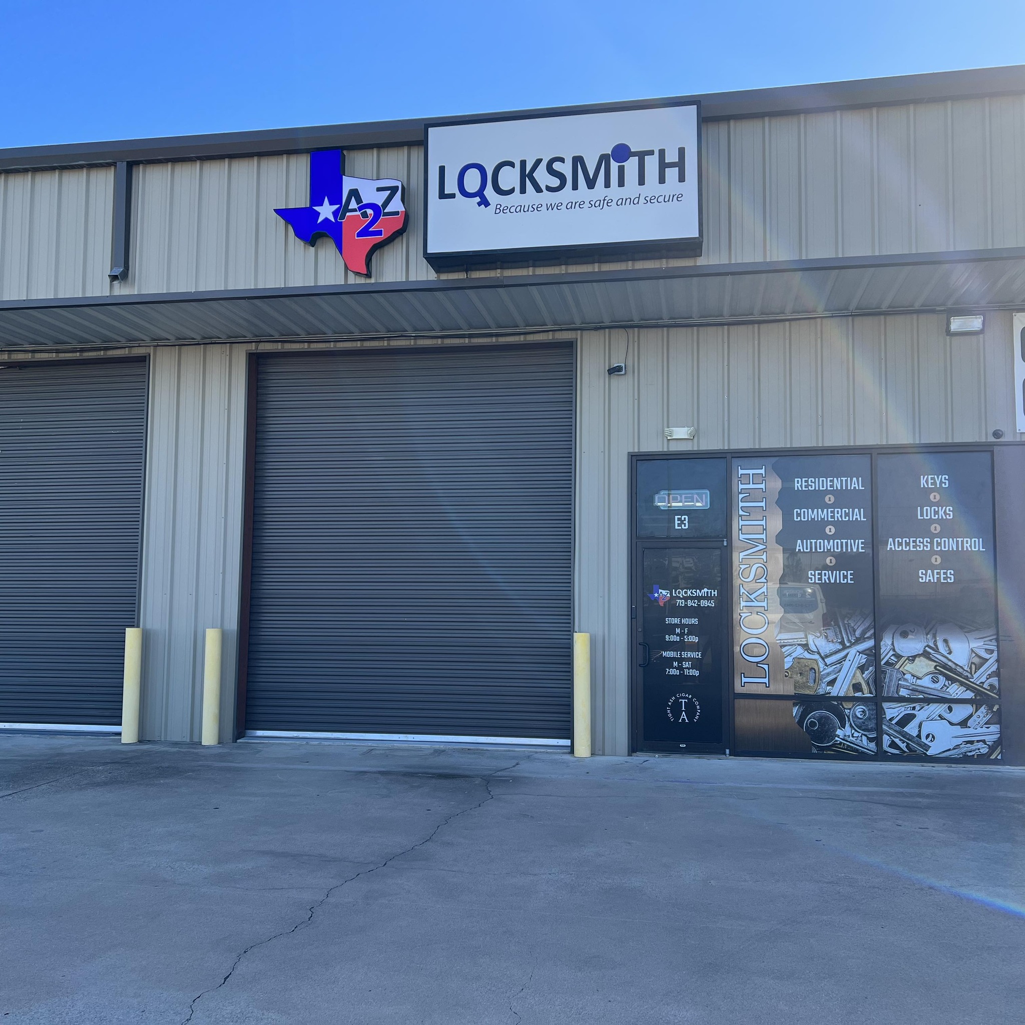 A2Z Locksmith Storefront